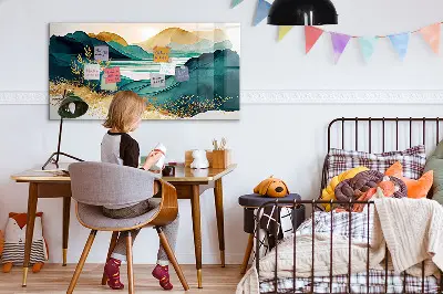 Magnetic Mountain Landscape Wall Board