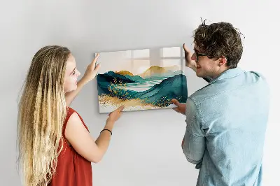Magnetic Mountain Landscape Wall Board