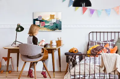 Magnetic Mountain Landscape Wall Board