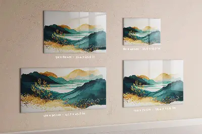 Magnetic Mountain Landscape Wall Board