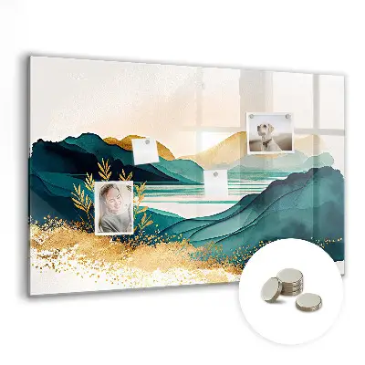 Magnetic Mountain Landscape Wall Board