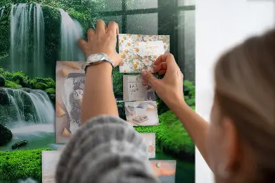 Waterfall Among the Moss Magnetic Board