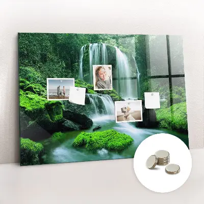 Waterfall Among the Moss Magnetic Board