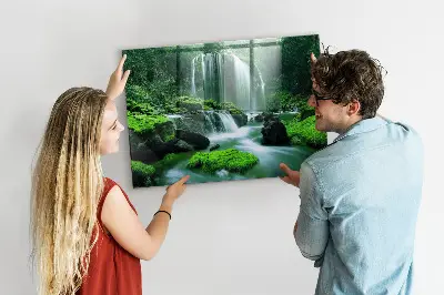 Waterfall Among the Moss Magnetic Board