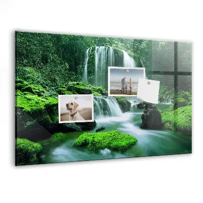 Waterfall Among the Moss Magnetic Board