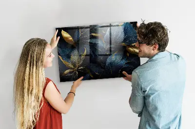 Decorative flower magnetic wall board