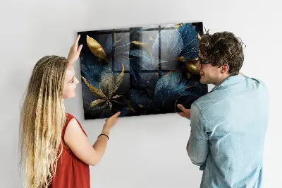Decorative flower magnetic wall board