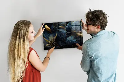 Decorative flower magnetic wall board