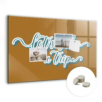 Magnet board Let's go on a journey
