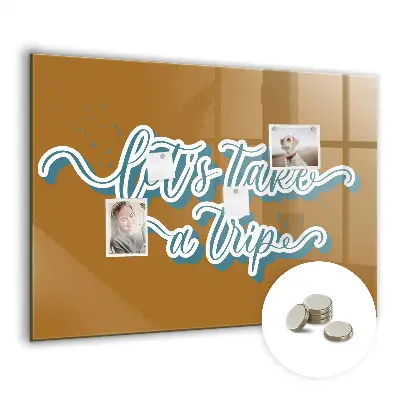 Magnet board Let's go on a journey