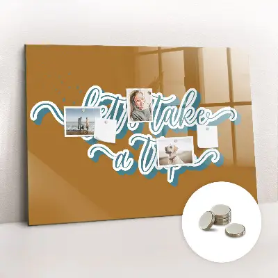 Magnet board Let's go on a journey