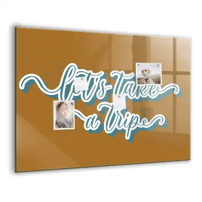 Magnet board Let's go on a journey