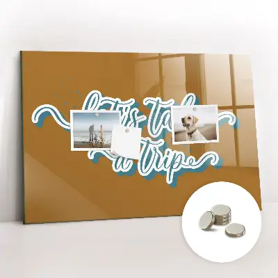 Magnet board Let's go on a journey