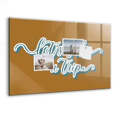 Magnet board Let's go on a journey