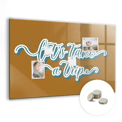 Magnet board Let's go on a journey