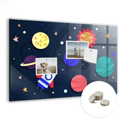 Children's space magnetic board