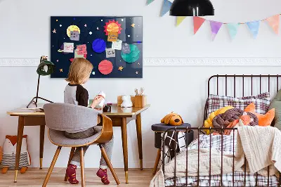 Children's space magnetic board