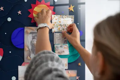 Children's space magnetic board