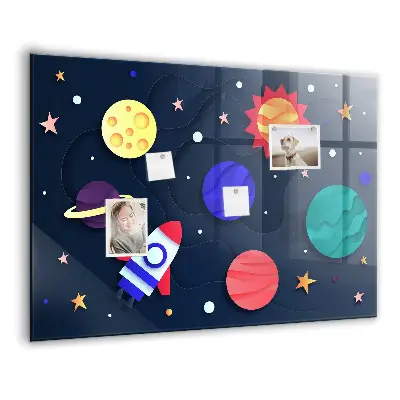 Children's space magnetic board