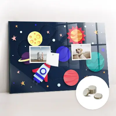 Children's space magnetic board