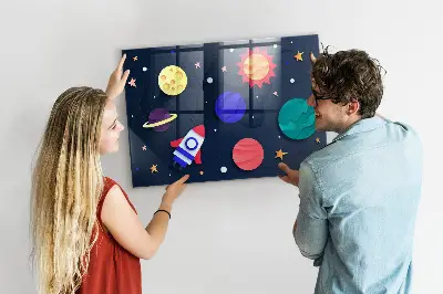 Children's space magnetic board