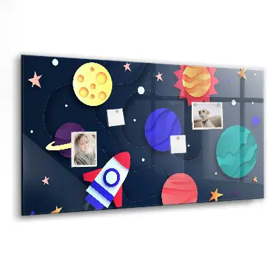 Children's space magnetic board