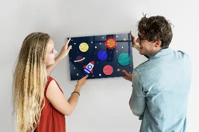 Children's space magnetic board