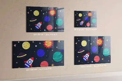 Children's space magnetic board