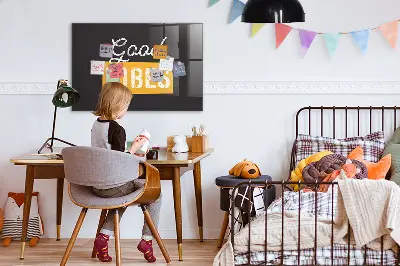 Motivational quote magnetic wall board