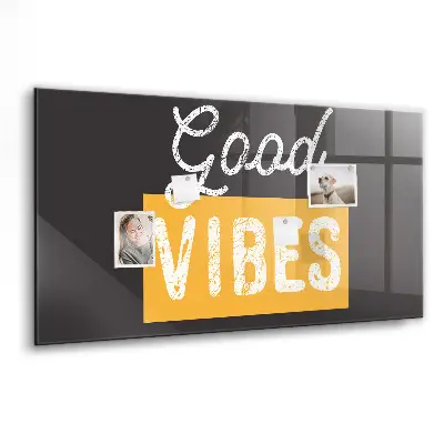 Motivational quote magnetic wall board
