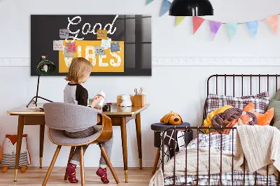 Motivational quote magnetic wall board