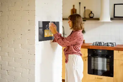 Motivational quote magnetic wall board