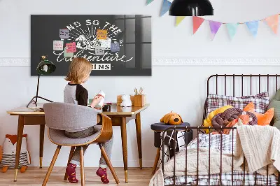 Adventure quote magnetic board