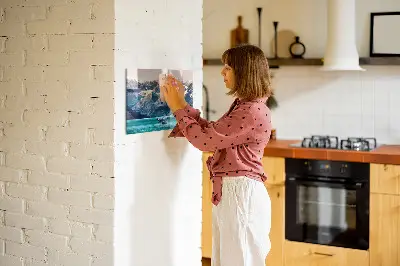 Whale themed magnetic wall board
