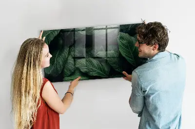 Magnet board Tropical monstera