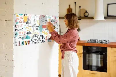 Magnetic glass dry erase board Pictures sketches