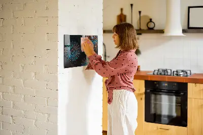 Mandala pattern magnetic wall board