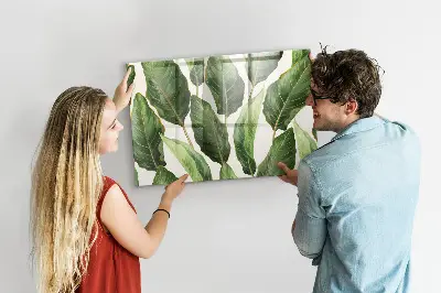 Palm Leaves Magnet Board