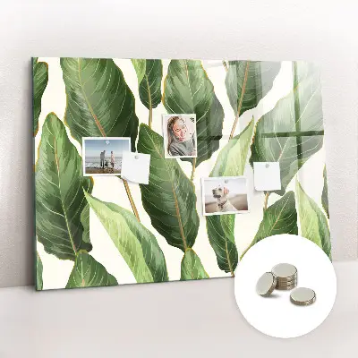 Palm Leaves Magnet Board
