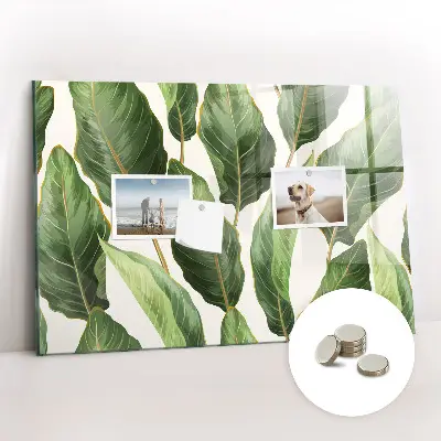 Palm Leaves Magnet Board