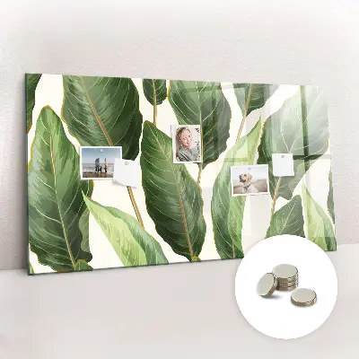Palm Leaves Magnet Board
