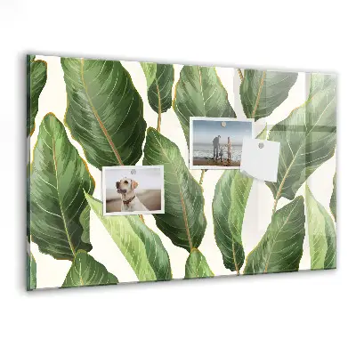 Palm Leaves Magnet Board