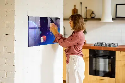 Magnetic Galaxy Planets Wall Board