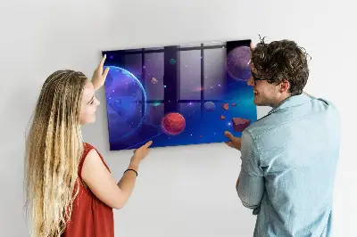 Magnetic Galaxy Planets Wall Board