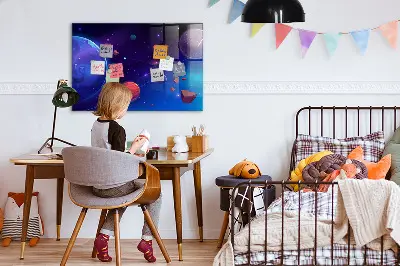 Magnetic Galaxy Planets Wall Board