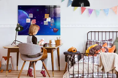 Magnetic Galaxy Planets Wall Board