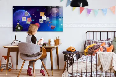 Magnetic Galaxy Planets Wall Board