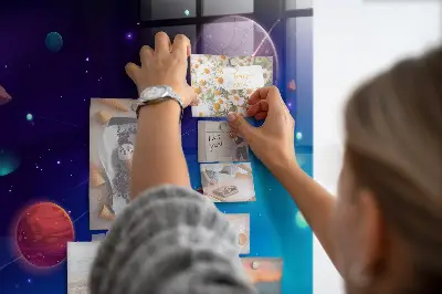 Magnetic Galaxy Planets Wall Board
