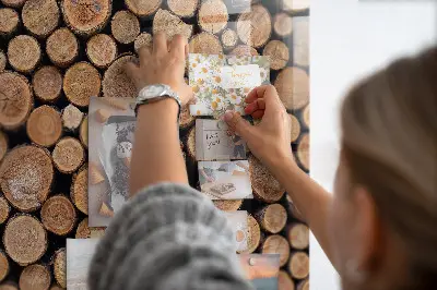 Magnetic glass dry erase board Tree rings