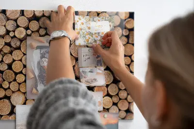 Tree Rings Magnetic Glass Dry Erase Board